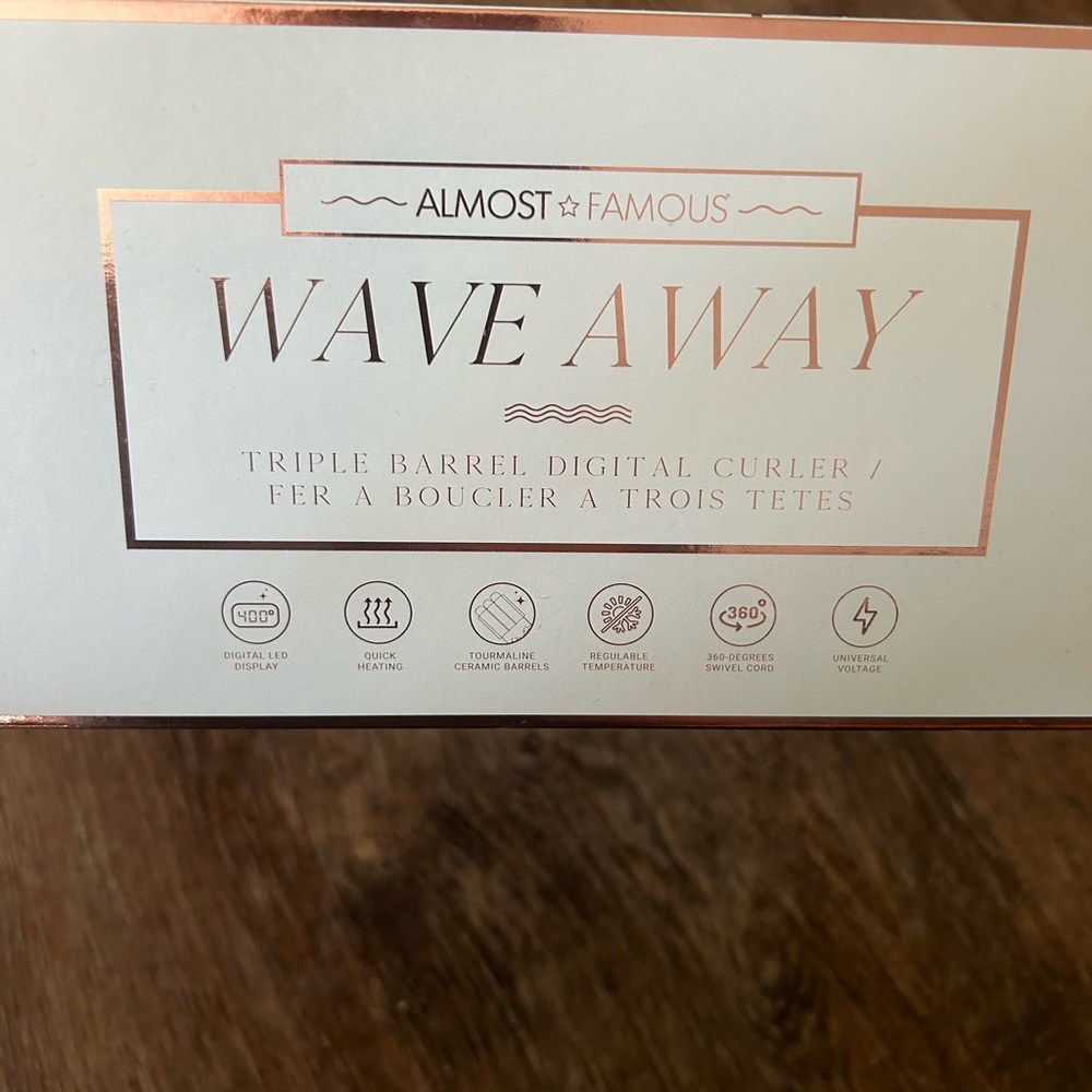 Almost Famous Wave Away Triple Barrel Curler